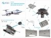 Quinta Studio QD48224 F-104S/ASA-M 3D-Printed & coloured Interior on decal paper (Kinetic) 1/48